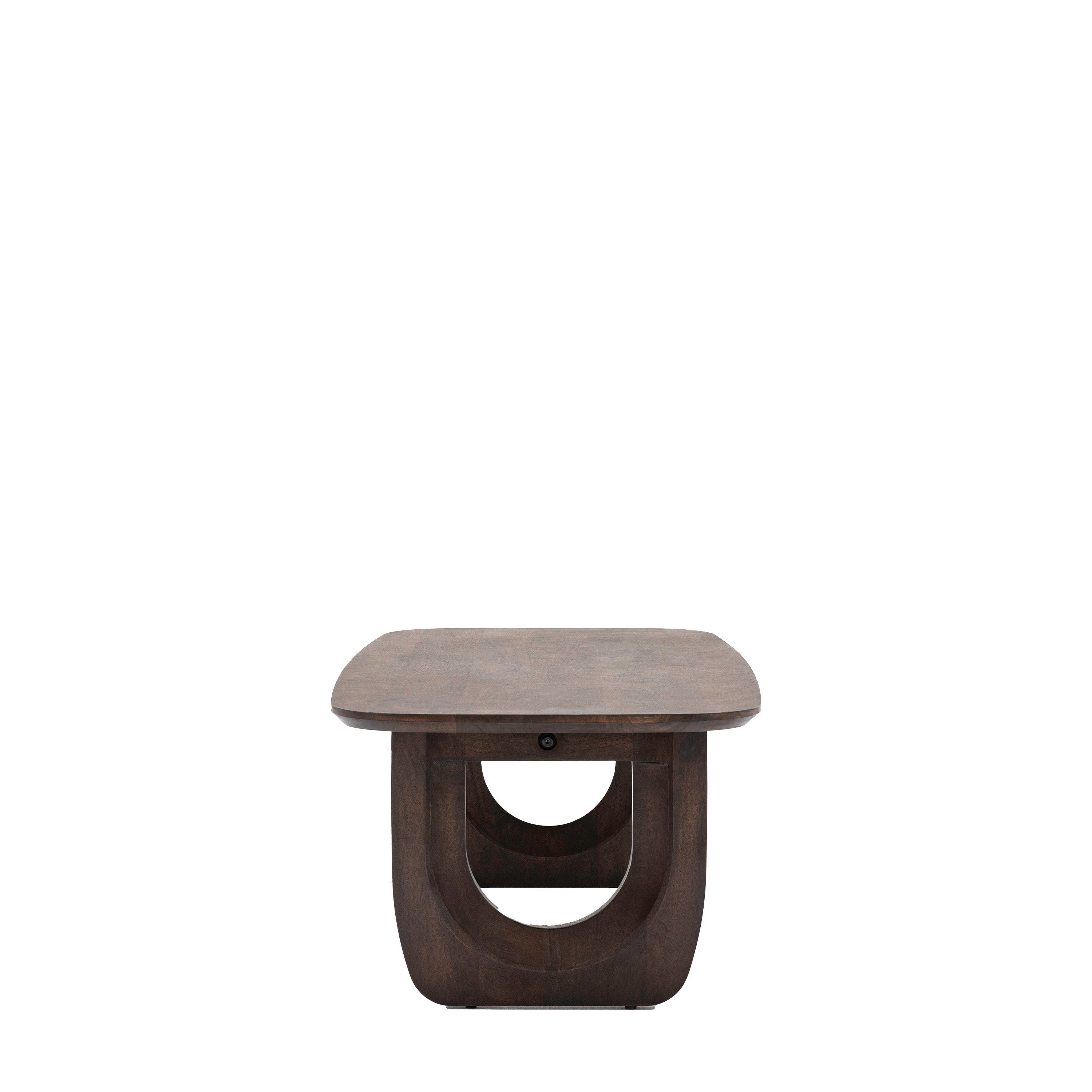Hank Brown Mango Wood Carved Coffee Table